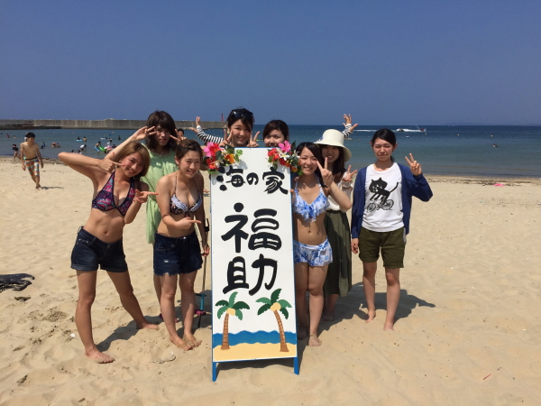 志賀島海の家福助で楽しまれたお客様たち